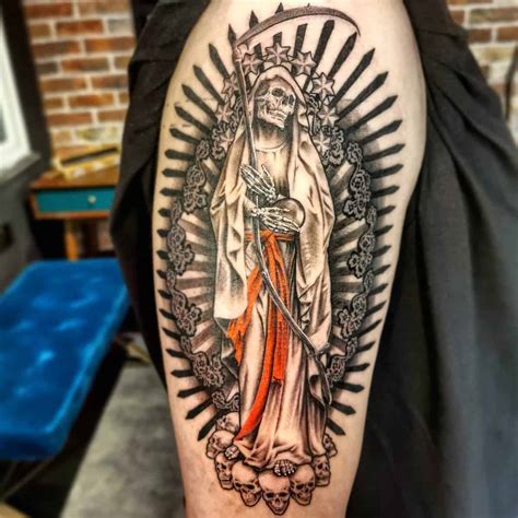 santa muerte tattoo ideas